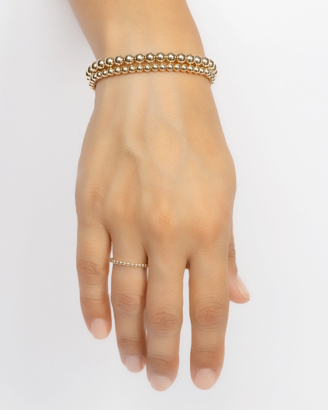 Dot Bracelet, Gold Filled 4mm