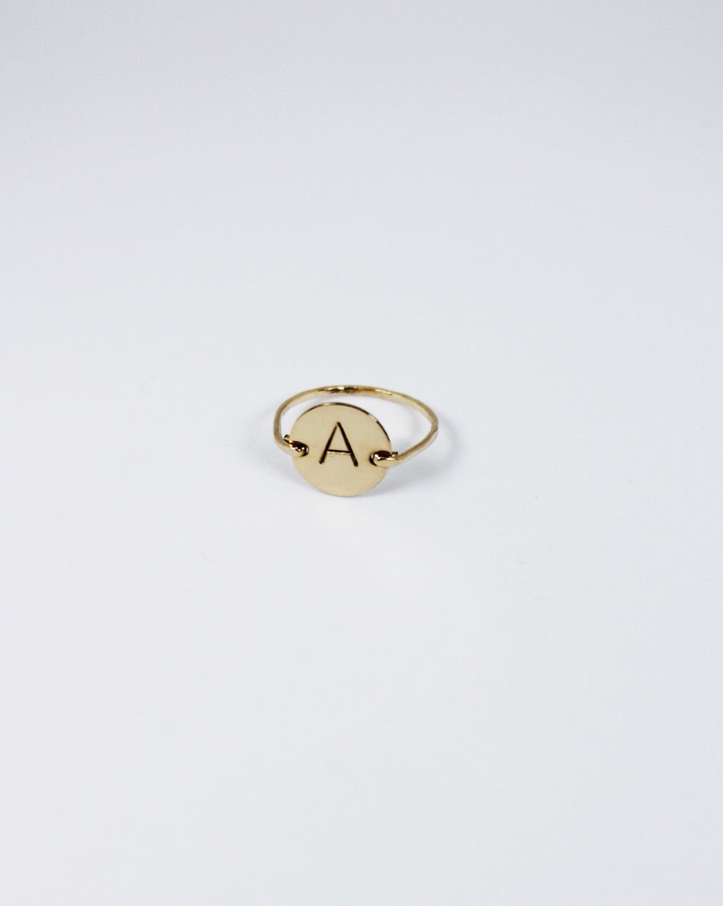 Initial Ring, Gold Fill