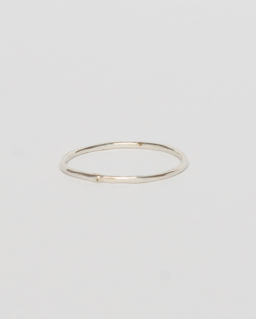 Hammered Ring, Sterling Silver