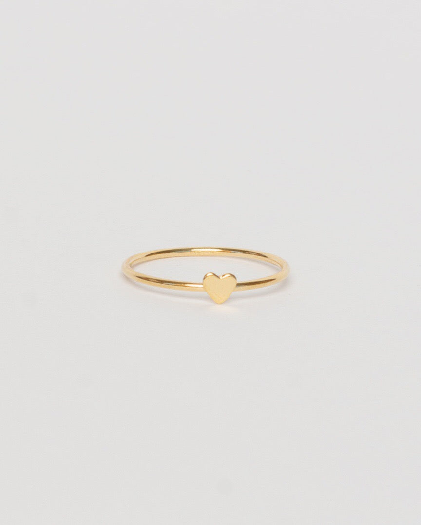 Heart Ring, Gold Filled