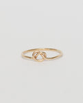 Love Me Knot Ring, Gold Filled