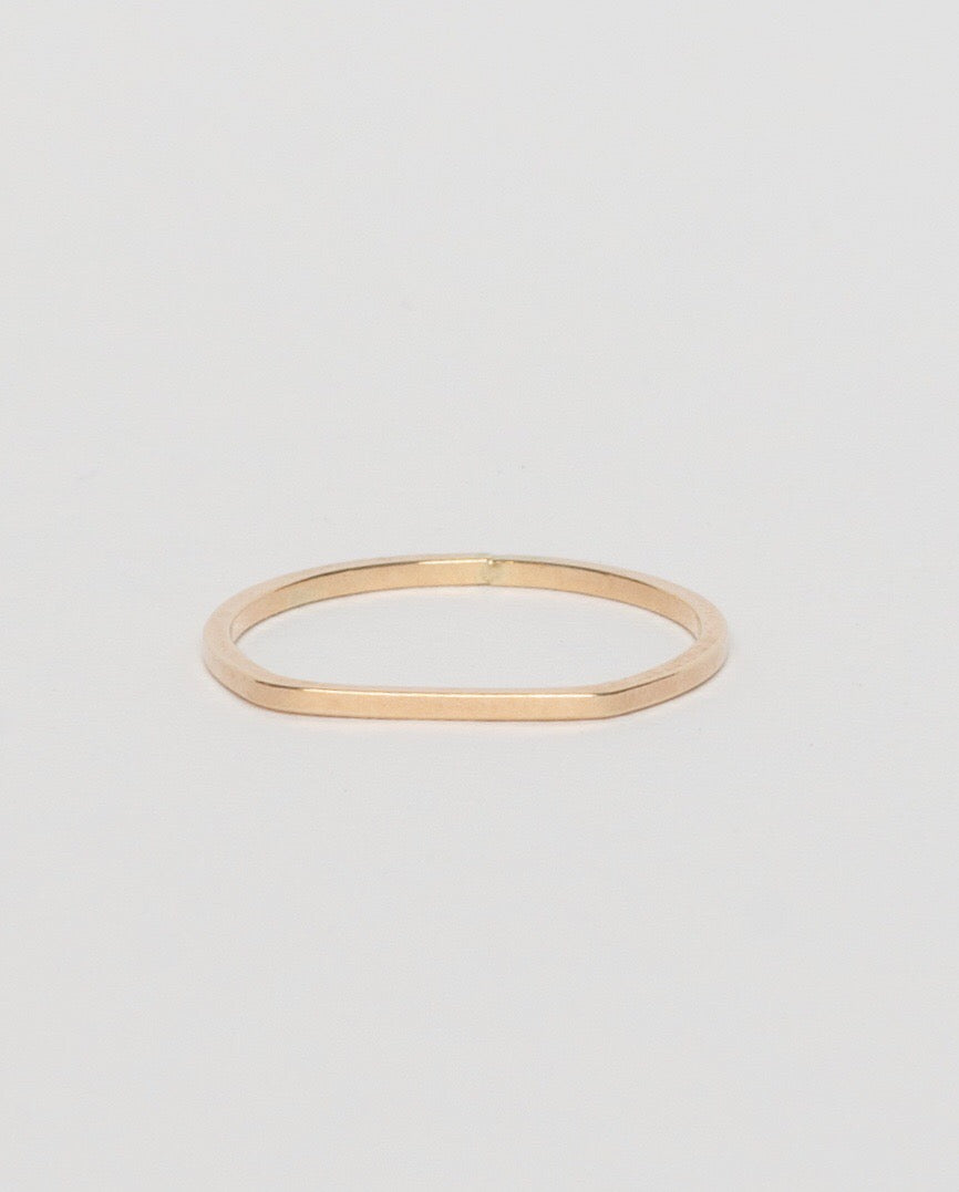 Square Ring, Gold Filled